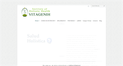 Desktop Screenshot of institutodesaludholistica.com