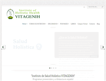 Tablet Screenshot of institutodesaludholistica.com